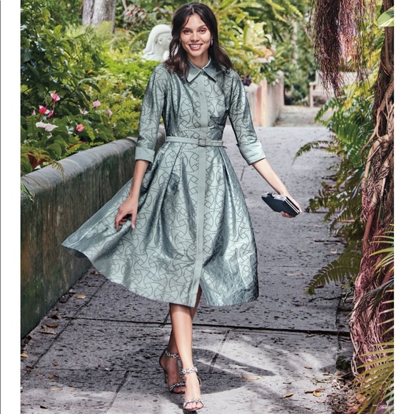 Rickie Freeman Eyelet Taffeta Shirt 